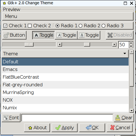 Tahrpup gtk theme &quot;Default&quot;: