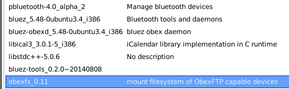 These packages including 2 dependencies were all I could find and install.