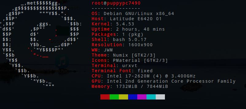 my old laptop specs