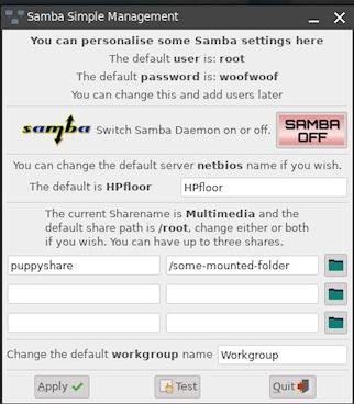 Simple SAMBA Use
