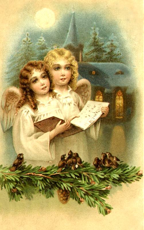 Christmas card, Angels, 1903.jpg