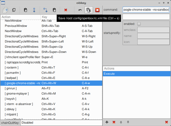 Changed palemoon keybind to google-chrome