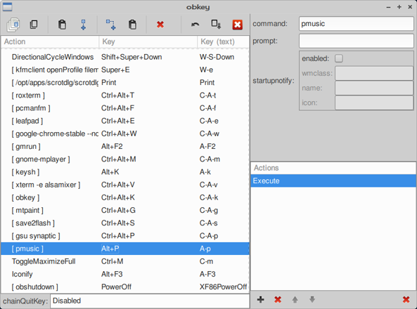 Changed dogradio keybind to pmusic and key to Alt + P